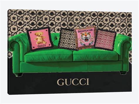 tessuto a tema gucci|gucci couch.